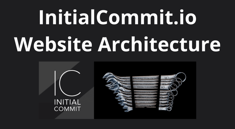 Image of InitialCommit.io Website Architecture Overview